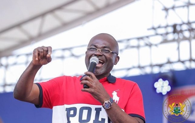 Kennedy Agyapong addressing NPP delegates during 2028 flagbearer nomination