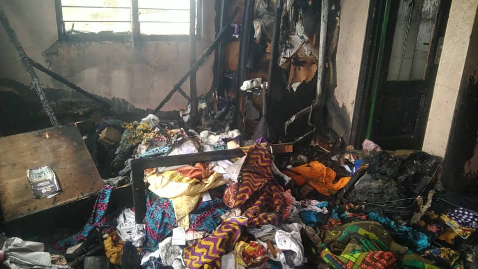 Oyoko Methodist Fire Outbeak